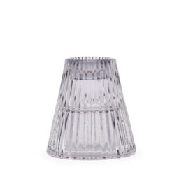 Serenityy Flip Dinner Candle And Tealight Holder - Midnight Grey, Glass, Brushed Gloss Finish, 129 G - thumbnail 3