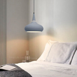 Long Life Lamps Company Dome Shade Ceiling Pendant Light Grey Modern Classic Lamp Shade M0134 - thumbnail 7
