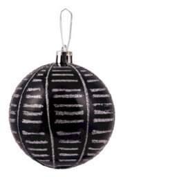 Christmas Tree World 8Cm Hand Painted Shatterproof Bauble Design 6 (12 Pack) - thumbnail 5