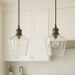 CGC Lighting Cgc Ella Clear Glass Cylinder Lampshade - thumbnail 2