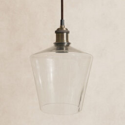 CGC Lighting Cgc Ella Clear Glass Cylinder Lampshade - thumbnail 1