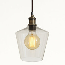 CGC Lighting Cgc Ella Clear Glass Cylinder Lampshade - thumbnail 4