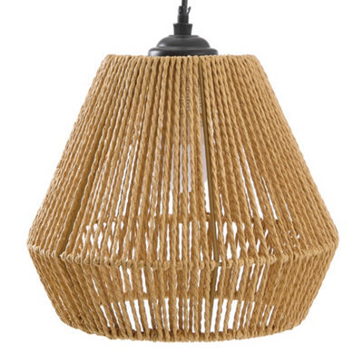 Darphe Vintage Hand Woven Hemp Rope Ceiling Pendant Light - image 1