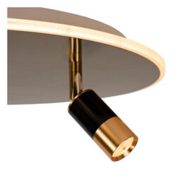 Lucide Jubel - Flush Ceiling Light - 48 Cm - Led Dim. - 2700K - Matt Gold / Brass - Special Offer - thumbnail 6