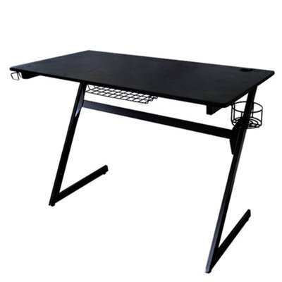 Thunya Matt Black Gaming Desk (H)75Cm (W)127Cm (D)50.5Cm - image 1