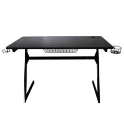 Thunya Matt Black Gaming Desk (H)75Cm (W)127Cm (D)50.5Cm - thumbnail 2