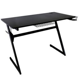Thunya Matt Black Gaming Desk (H)75Cm (W)127Cm (D)50.5Cm - thumbnail 3