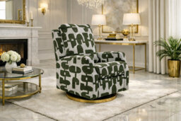 Comfy Living Meadow Electric Recline Chair Green/white - thumbnail 1