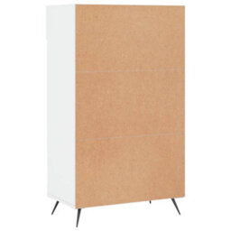 Berkfield Shoe Cabinet High Gloss White 60X35X105 Cm Engineered Wood - thumbnail 8