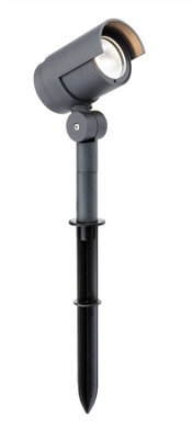 Luminosa Lighting Luminosa Led 1 Light Outdoor Spike Spot Graphite Ip65