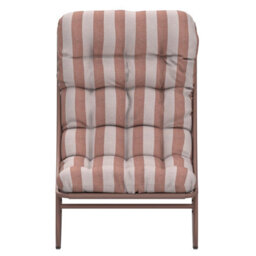 Charles Bentley Porto Terracotta Stripe Rocking Chair - thumbnail 5