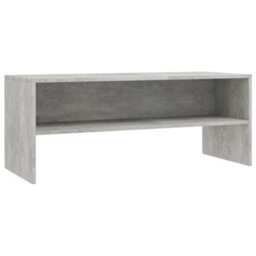 Vidaxl Tv Cabinet Concrete Grey 100X40X40 Cm Engineered Wood
