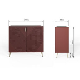 Frank Olsen Ava Tall Sideboard Mulberry - thumbnail 9