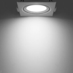 Long Life Lamps Company 6.5W Adjustable Square Led Recessed Ceiling Downlight 6000K Cls8 - thumbnail 5