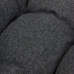 Home Detail Marbella Black Rocking Chair, Dark Grey Cushions - thumbnail 9
