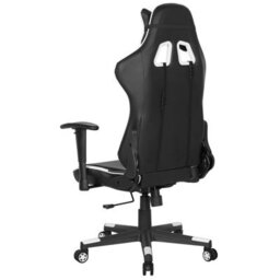 Beliani Office Chair Gamer Faux Leather White - thumbnail 5