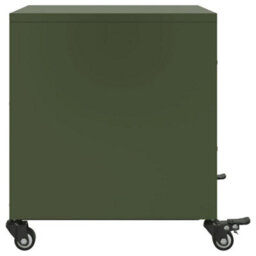 Berkfield Bedside Cabinets 2 Pcs Olive Green 36X39X43.5 Cm Steel - thumbnail 7