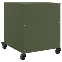 Berkfield Bedside Cabinets 2 Pcs Olive Green 36X39X43.5 Cm Steel - thumbnail 8