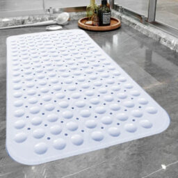 Non Slip Bath Mat 100X40 Cm Shower Mat Bathtub Anti Mold Strong Suction Rubber - thumbnail 1