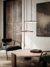 Nordlux Artist Metal Pendant Light True Colour Brown,mains Led - thumbnail 4
