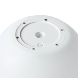 Beliani Solar Outdoor Led Ball Lamps Set Of 3 White Ip67 Waterproof - 28Cm. - thumbnail 5
