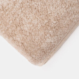 Ohs Teddy Marl Binded Throw - Natural - thumbnail 5