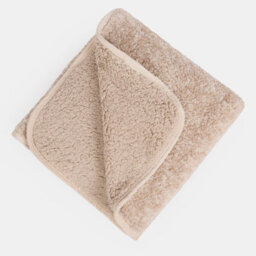 Ohs Teddy Marl Binded Throw - Natural - thumbnail 6