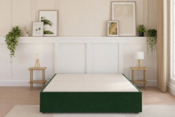 Divan Base Emerald Plush 2 Drawers Left Side King