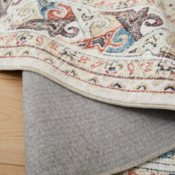 Ameha Cashmere Rugs 120X170Cm Intricate Persian-Inspired Medallion Pattern Area Rugs Kitchen Carpet Nonslip Bedside Rug,coastal - thumbnail 4