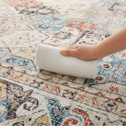 Ameha Cashmere Rugs 120X170Cm Intricate Persian-Inspired Medallion Pattern Area Rugs Kitchen Carpet Nonslip Bedside Rug,coastal - thumbnail 5