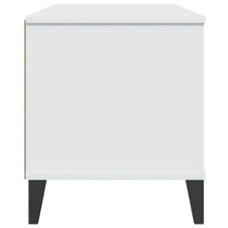 Berkfield Industrial Tv Cabinet Viken White Engineered Wood - thumbnail 7