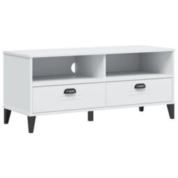 Berkfield Industrial Tv Cabinet Viken White Engineered Wood - thumbnail 1