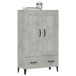 Vidaxl Highboard Concrete Grey 70X31X115 Cm Engineered Wood - thumbnail 5