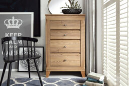 Arte Bergen 72 Cm 4 Drawer Chest Golden Sibiu Larch - thumbnail 2