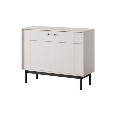 Arte Luxurious Japandi Sideboard Cabinet H840mm W1040mm D390mm In Cashmere - Refined Storage Sanctuary - image 1