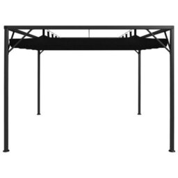 Walplus Garden Gazebo With Retractable Roof Canopy 3X3 M Anthracite - thumbnail 3