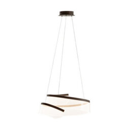 Luminosa Lighting Luminosa Rustin Led Pendant Ceiling Light Coffee 3000K Warm White