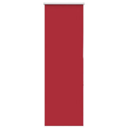 Berkfield Roller Blind Blackout Red 60X150 Cm Fabric Width 55.7 Cm Polyester - thumbnail 2
