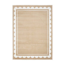 Melrose Colorama Scallop Natural Large Indoor Area Rug 160/230Cm - thumbnail 4