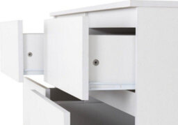 Seconique Malvern 8 Drawer Chest White Recessed Handles - thumbnail 6