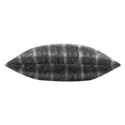Yard Yarrow Check Faux Mohair Check Feather Filled Cushion - thumbnail 2