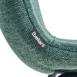 Beliani Set Of 4 Dining Chairs Caldwell Fabric Green - thumbnail 9