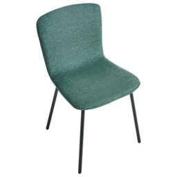 Beliani Set Of 4 Dining Chairs Caldwell Fabric Green - thumbnail 6