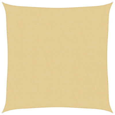 Berkfield Durable Sun Shade Sail Sand 3.6X3.6 M 100% Polyester Oxford