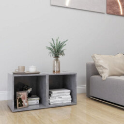 Berkfield Tv Cabinets 2 Pcs Concrete Grey 37X35X37 Cm Engineered Wood - thumbnail 7