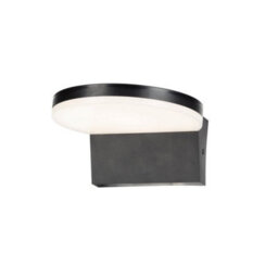 CGC Lighting Cgc Outdoor Outside Security Wall Light 4000K Integrated Led Ip65 Black Porch - thumbnail 3