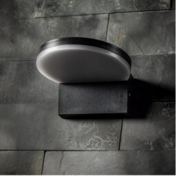 CGC Lighting Cgc Outdoor Outside Security Wall Light 4000K Integrated Led Ip65 Black Porch - thumbnail 2