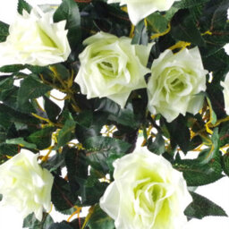 Leaf Artificial Cream Rose Tree Wedding Twisted Vine Detail 90Cm (3Ft) - thumbnail 5
