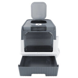 Xl Large Cat Litter Box Deodorize Selfcleaning Cat Pan Drawer Hooded Cat Tray - thumbnail 6