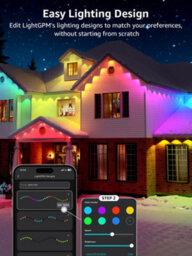 Lepro E1 Ai Permanent Outdoor Lights 30M, Smart Eaves Lights, Waterproof, Rgb & Warm To Cool White, Works With Alexa, No Remote - thumbnail 7
